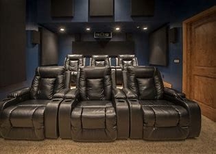O filme de couro de Home Theater da luz da fileira preside a superfície de Vestee