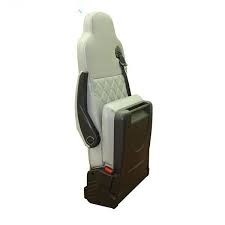 Condutor de ônibus de couro personalizado Seat Foldable da tela