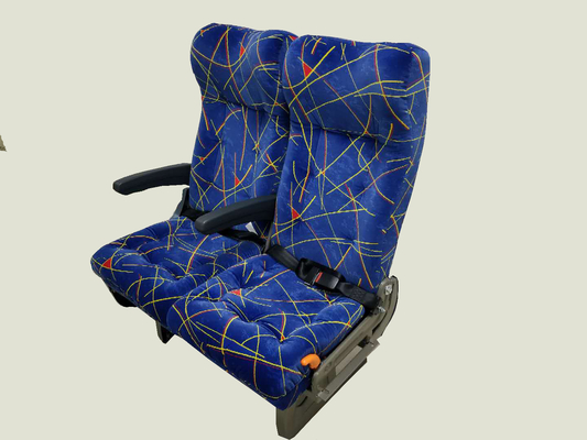 Os assentos do passageiro feitos sob encomenda do ônibus do tamanho assentam o estilo clássico da tela de matéria têxtil