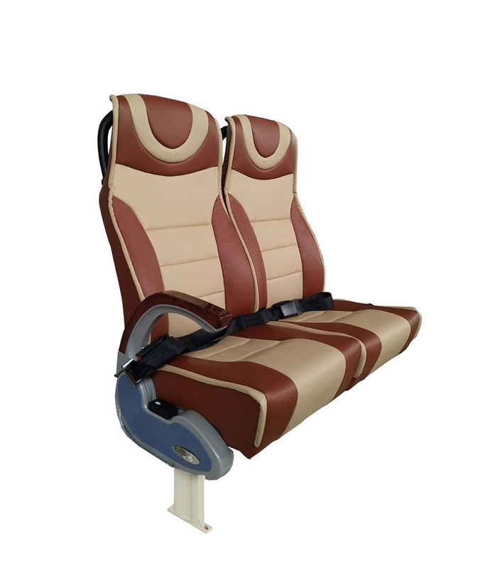 Suporte para pernas Assento de ônibus turístico 2+2 Disposição de layout Cor personalizada Apoio de braço ajustável