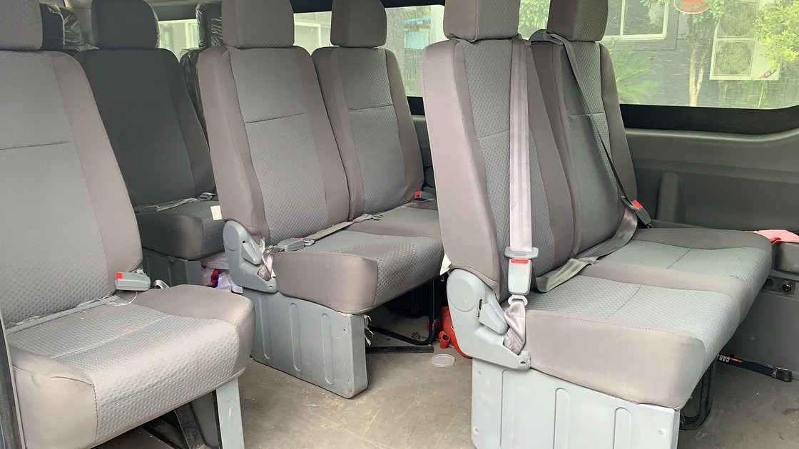 2+1 Layout Hiace Bus Seats Durbale Alta resistência ao desgaste para corpo estreito