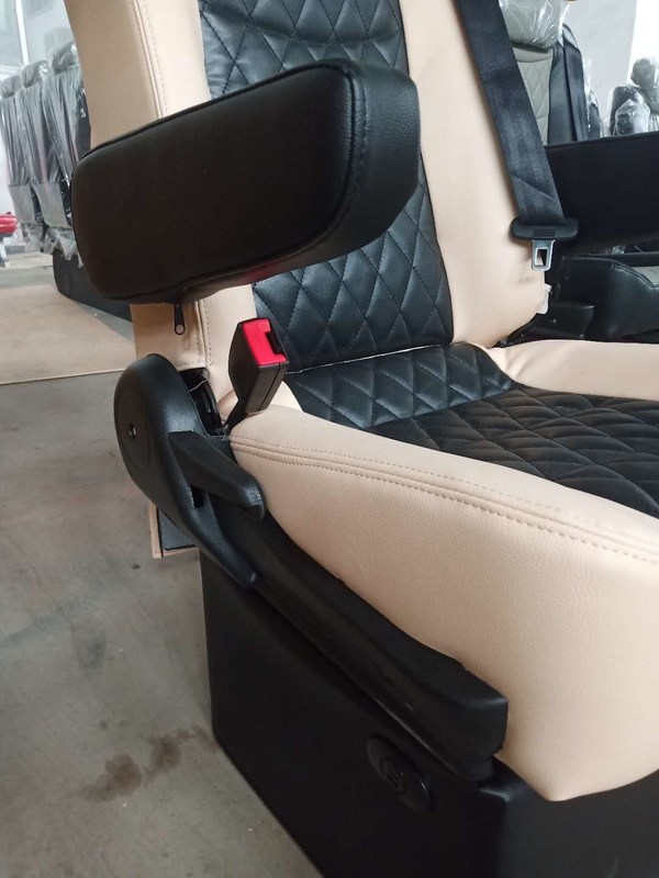 Van Seat luxuoso de ajuste manual de alta qualidade para MPV ou motorhomes