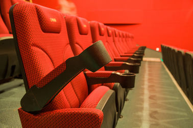 Mobília da sala do teatro profissional, superfície curvada do revestimento do pó do assento do teatro