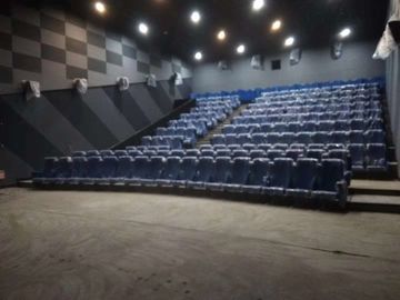O assento comercial do teatro da sala dos meios personalizou o projeto dobrado cor