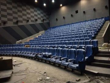 O assento comercial do teatro da sala dos meios personalizou o projeto dobrado cor