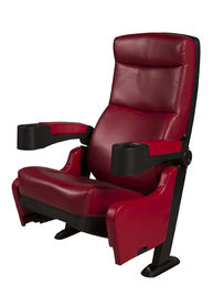 A cor da cadeira do Recliner do teatro do auditório desvanece-se tamanho padrão comercial da prova