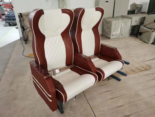 Carregador luxuoso de reclinação estável de Seats With USB do treinador de 2+1 disposições