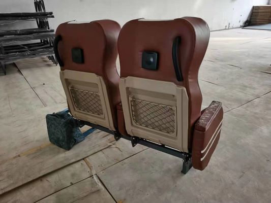 2+2 assentos luxuosos de luxe de reclinação fáceis do ônibus da disposição com suporte do compartimento