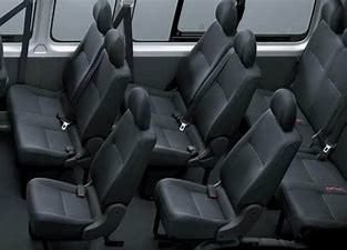 O ônibus de Hiace do Recliner do espaldar da espuma de poliuretano assenta Slidable